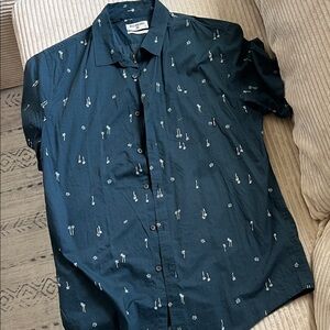 Billabong Dark Blue Short Sleeve Shirt